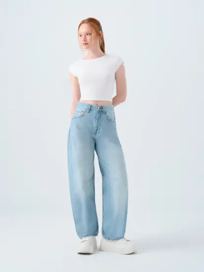 Baggy Fit Kadın Pantolon