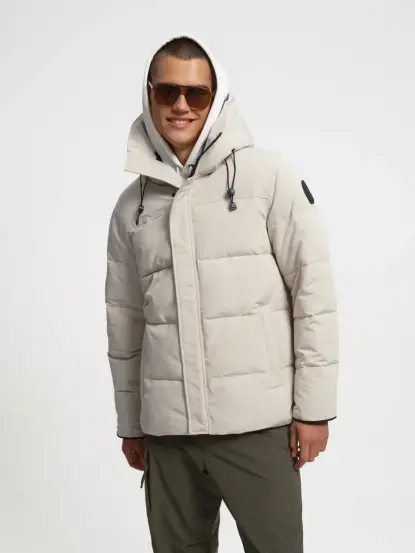 Regular Fit Erkek Mont (Kapüşonlu)