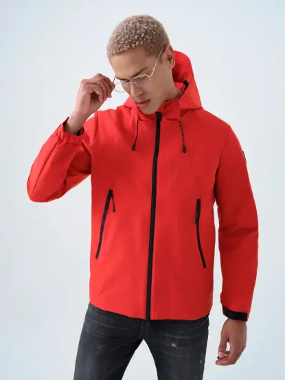 Regular Fit Erkek Mont (Turuncu)