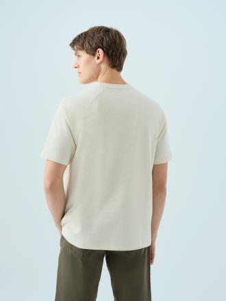 Loose Fit Erkek Tshirt K.kol (Bej) Thumbnail