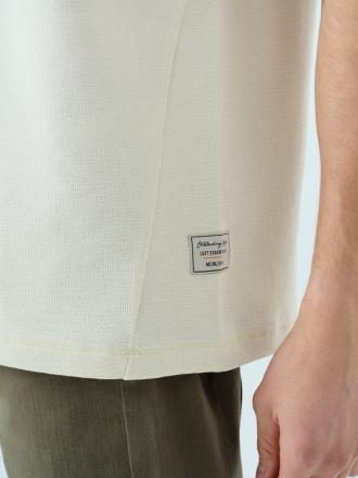 Loose Fit Erkek Tshirt K.kol (Bej) Thumbnail