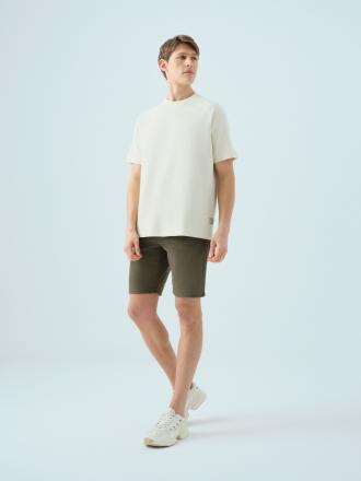 Loose Fit Erkek Tshirt K.kol (Bej) Thumbnail