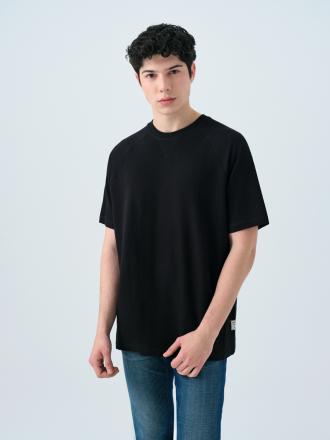 Loose Fit Erkek Tshirt K.kol (Siyah)