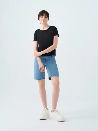 Loose Fit Kadın Tshirt K.kol Thumbnail