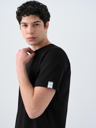 Regular Fit Erkek Tshirt K.kol (Siyah) Thumbnail