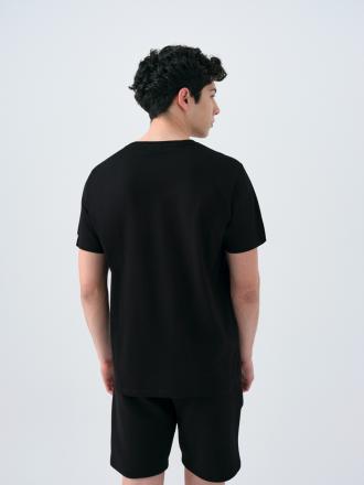 Regular Fit Erkek Tshirt K.kol (Siyah) Thumbnail