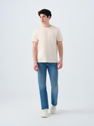 Regular Fit Erkek Tshirt K.kol (Taş) Thumbnail